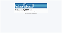 Desktop Screenshot of kilo.messageboard.nl
