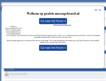 Tablet Screenshot of prairie.messageboard.nl