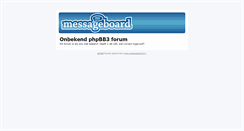Desktop Screenshot of edelpapegaai.messageboard.nl
