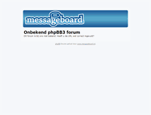 Tablet Screenshot of beta.messageboard.nl